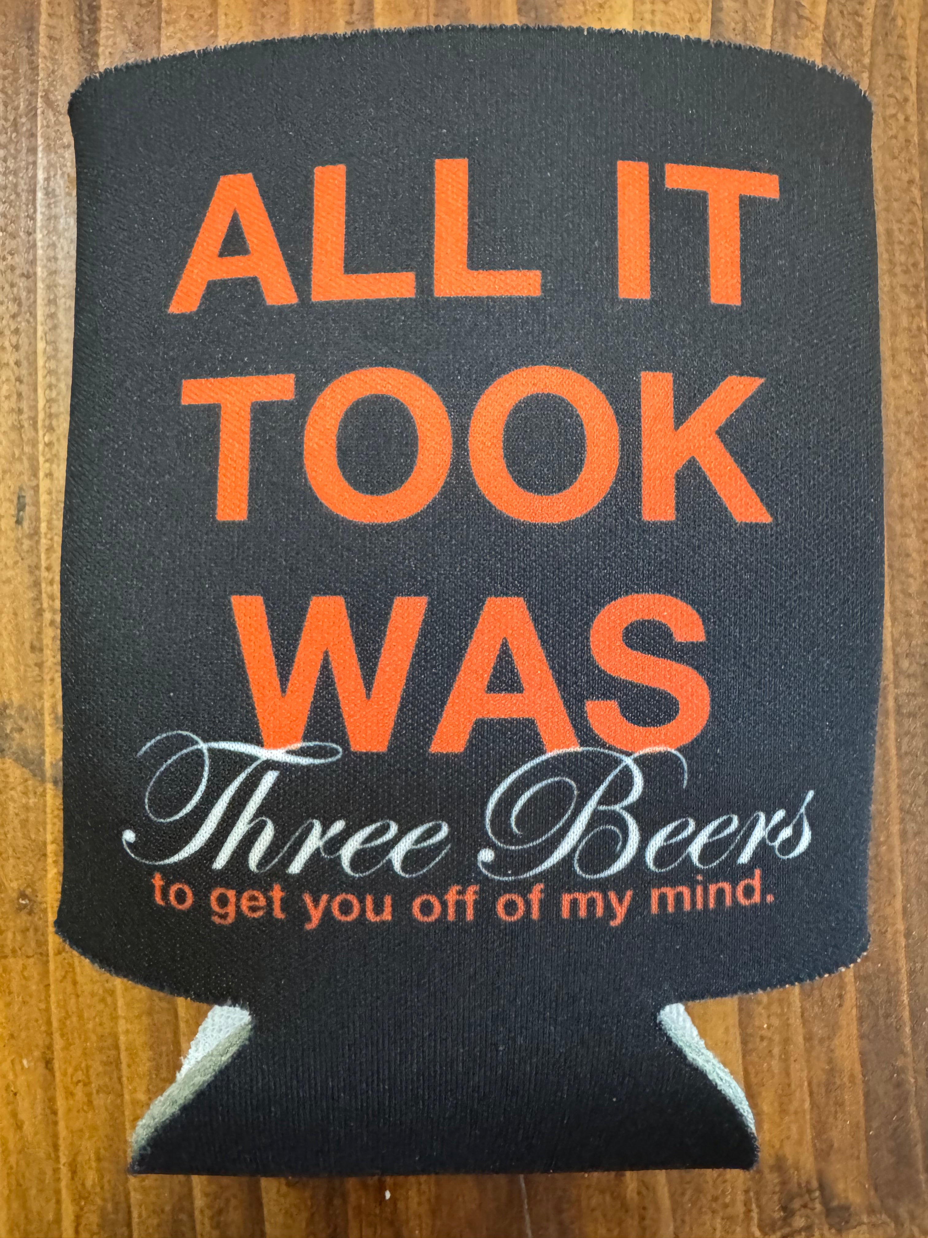 Three Beers Koozie