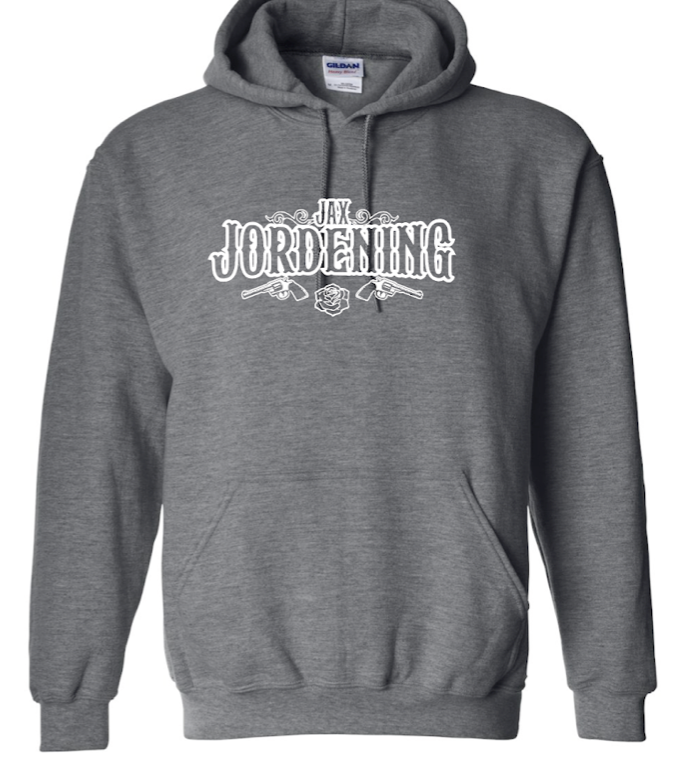 "Jax Jordening" Logo Hoodie - Gray